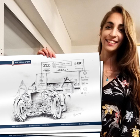 Una iniciativa que continu´a con la participacio´n local en las 1000 Millas.: Una iniciativa que continu´a con la participacio´n local en las 1000 Millas.